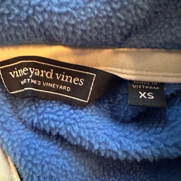 Vineyard Vines Shep Shirt Blue White XS Outdoor Preppy Long Sleeve Pullover - Picture 7 of 15